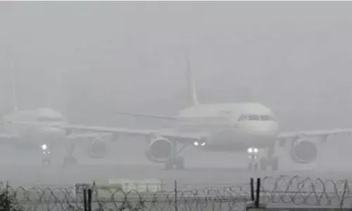 hyderabad shrouded in dense fog