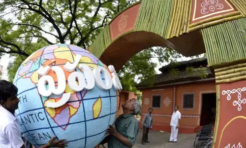 third world telugu conference is set to begin in guntur today