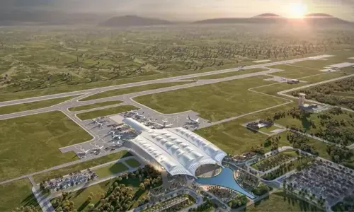 plane will arrive at bhogapuram airport today