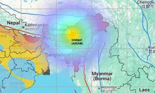 ఈశాన్య భారతంలో భూకంపం
