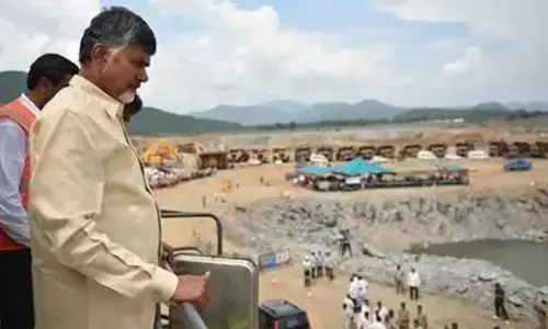 andhra pradesh chief minister chandrababu to inspect polavaram project works andhra pradesh chief minister chandrababu to inspect polavaram project works
