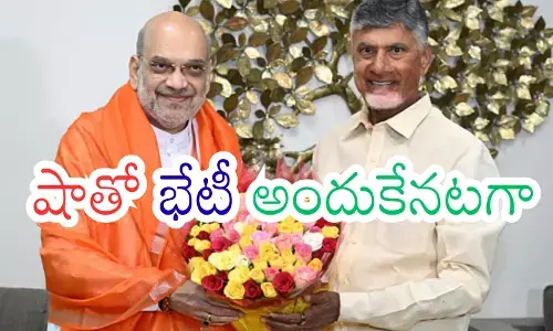 Andhra Pradesh Chief Minister Chandrababu Naidu during his sudden Delhi visit amid political speculation. Andhra Pradesh Chief Minister Chandrababu Naidu during his sudden Delhi visit amid political speculation.
