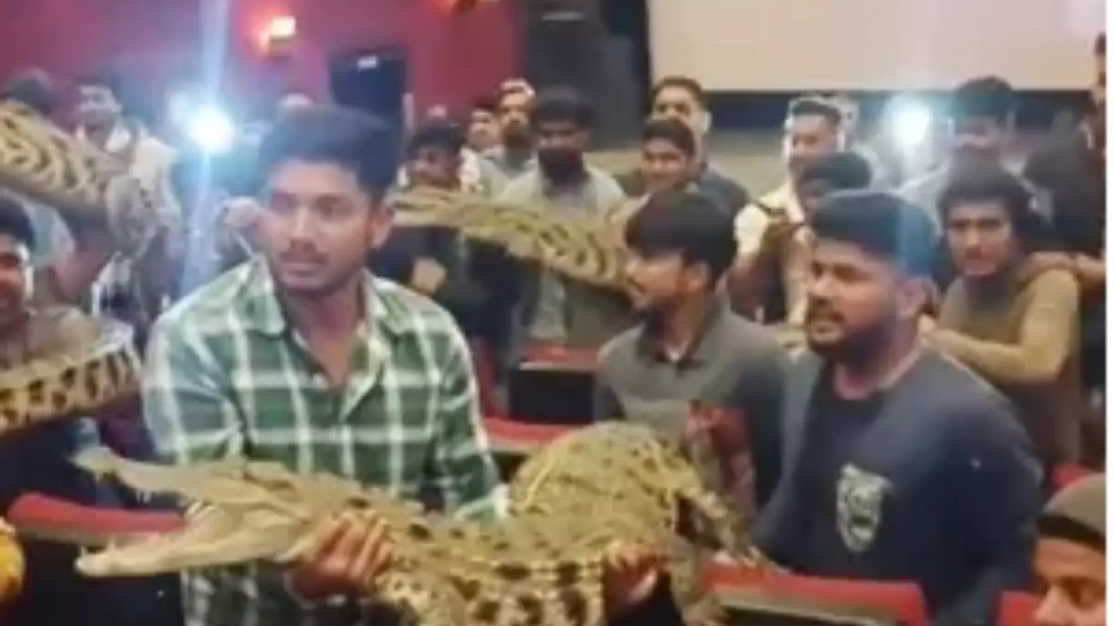 prabhas fans came to the theater in a new way for his movie rajasaab prabhas fans came to the theater in a new way for his movie rajasaab