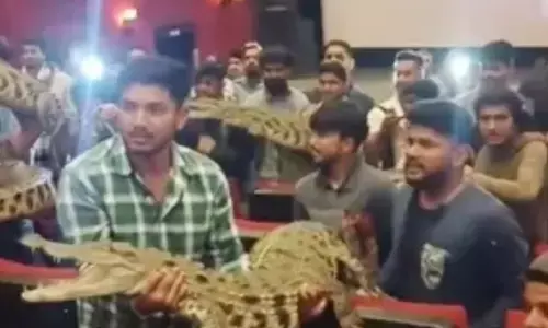 prabhas fans came to the theater in a new way for his movie rajasaab