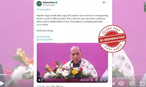 ഫാക്ട് ചെക്ക്: ഡൽഹി സ്ഫോടനത്തിന് പിന്നിൽ ആർഎസ്എസെന്ന് പ്രതിരോധ മന്ത്രി? പ്രചാരണം വ്യാജം