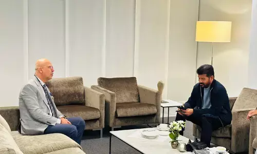 telangana chief minister revanth reddy to meet industrialists in davos today