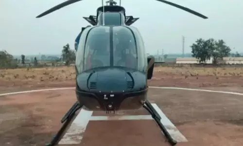 helicopter services to begin in medaram from today helicopter services to begin in medaram from today
