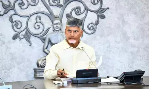 chief minister chandrababu held a review with officials on godavari pushkara works