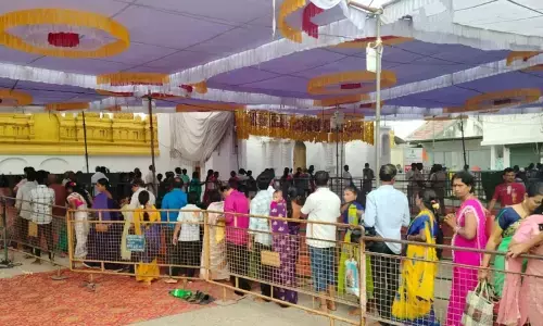 ratha saptami celebrations are underway at the suryanarayana swamy temple in arasavalli