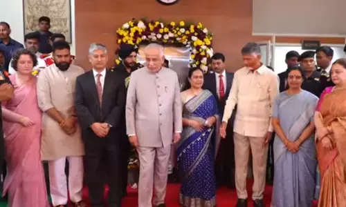 at home program is underway at the andhra pradesh lok bhavan