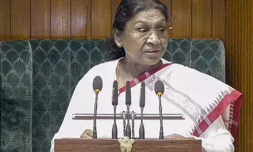 president draupadi murmu addressed both houses of parliament president draupadi murmu addressed both houses of parliament