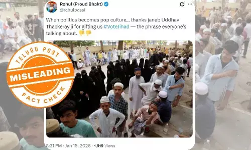 “Viral image of Muslim voters standing in a queue at a polling booth falsely linked to Maharashtra municipal elections – fact check reveals it is from Varanasi during Lok Sabha polls in June 2024”