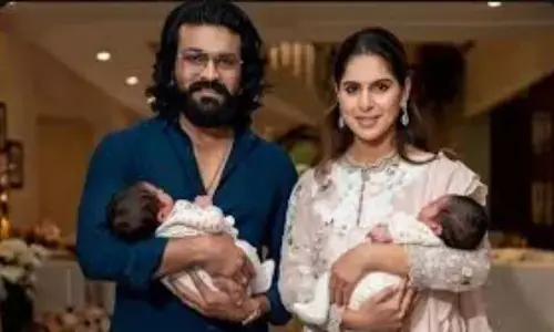 ram charan - upasana couple have been blessed with twins.. ram charan - upasana couple have been blessed with twins..