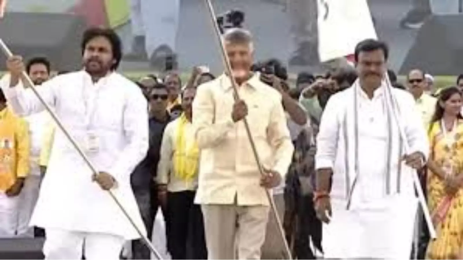 leaders of coalition parties are holding a key meeting in andhra pradesh today
