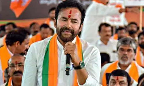 union minister kishan reddy to visit hyderabad today