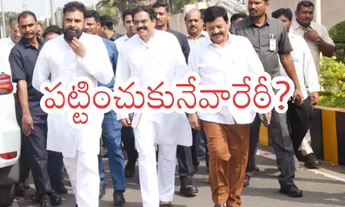 Jana Sena Party chief Pawan Kalyan amid growing leadership crisis as senior leaders resign from the party.