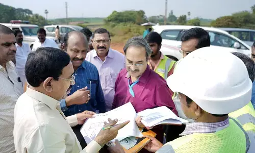 minister narayana inspected the construction of several projects in the capital amaravati