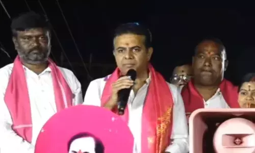 brs working president ktr will participate in the municipal election campaign today