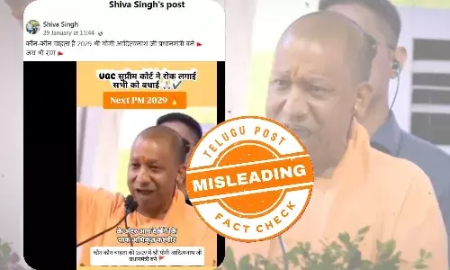 viral video claiming Yogi Adityanath said Pakistan occupied Kashmir would become part of India in six months – fact check