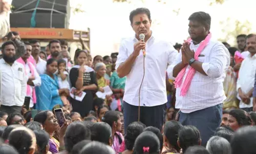 brs working president ktr will participate in the municipal election campaign today