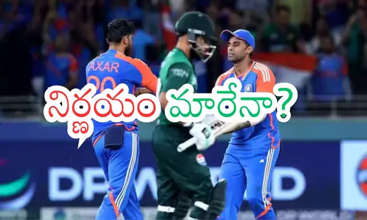 India and Pakistan cricket teams during a high-voltage T20 World Cup match
