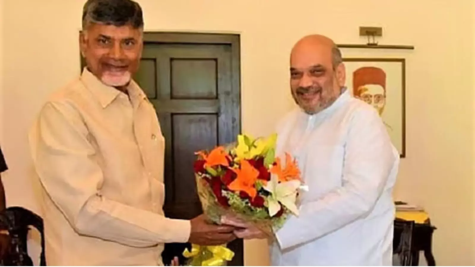 meeting between chandrababu and amit shah lasted for fifty minutes