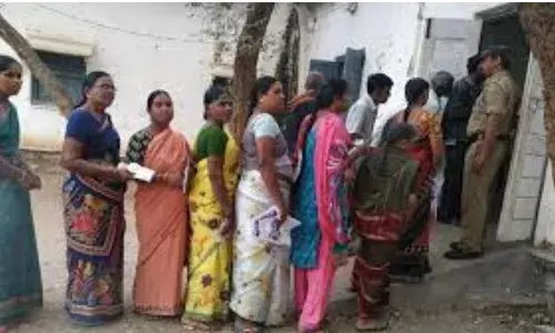 Telangana : మందకొడిగా సాగుతున్న మున్సిపల్ ఎన్నికల పోలింగ్