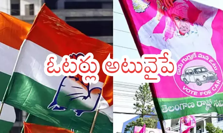 Congress leaders celebrating victory in Station Ghanpur municipal election results in Telangana Congress leaders celebrating victory in Station Ghanpur municipal election results in Telangana