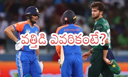 India and Pakistan players during the India Pakistan T20 match at Premadasa Stadium in Colombo.