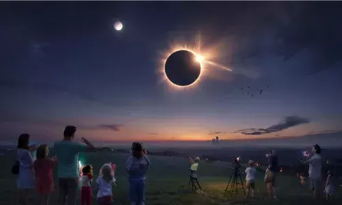 Solar Eclipse : నేడు సూర్యగ్రహణం.. భారత్ లో మాత్రం?
