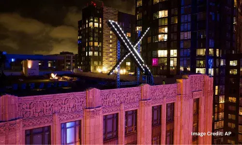 Elon Musk’s X platform logo amid EU GDPR privacy investigation over Grok AI deepfake images