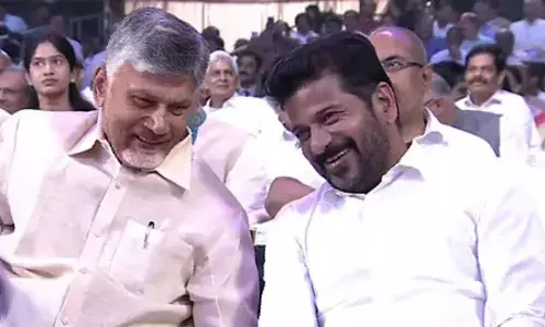 chief ministers of telugu states are visiting delhi today