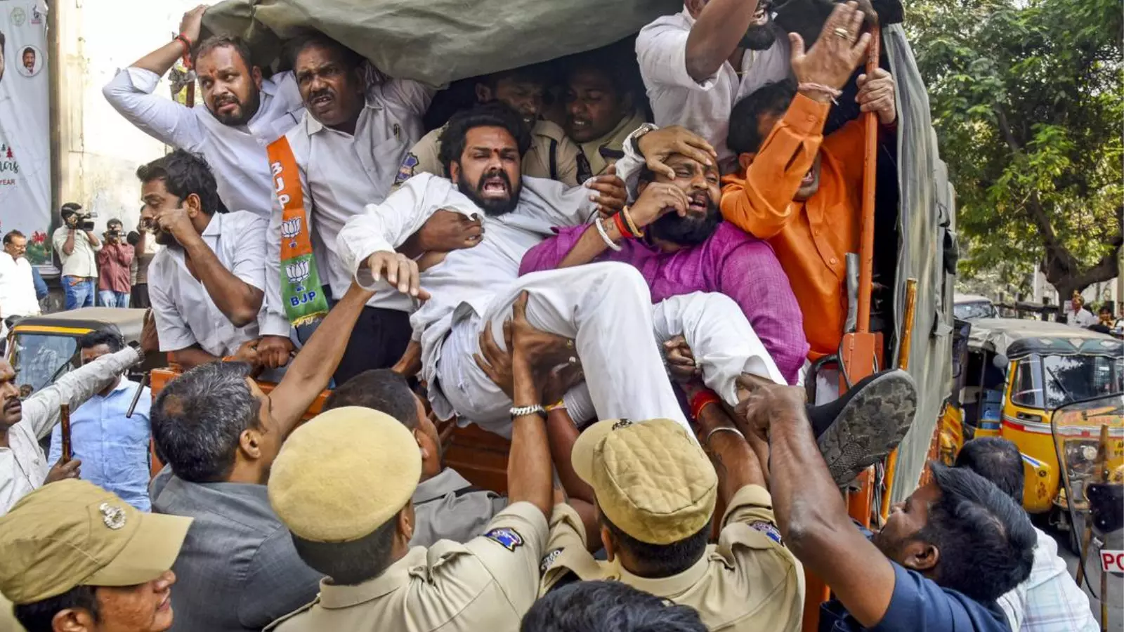 there has been tension in kamareddy since morning there has been tension in kamareddy since morning