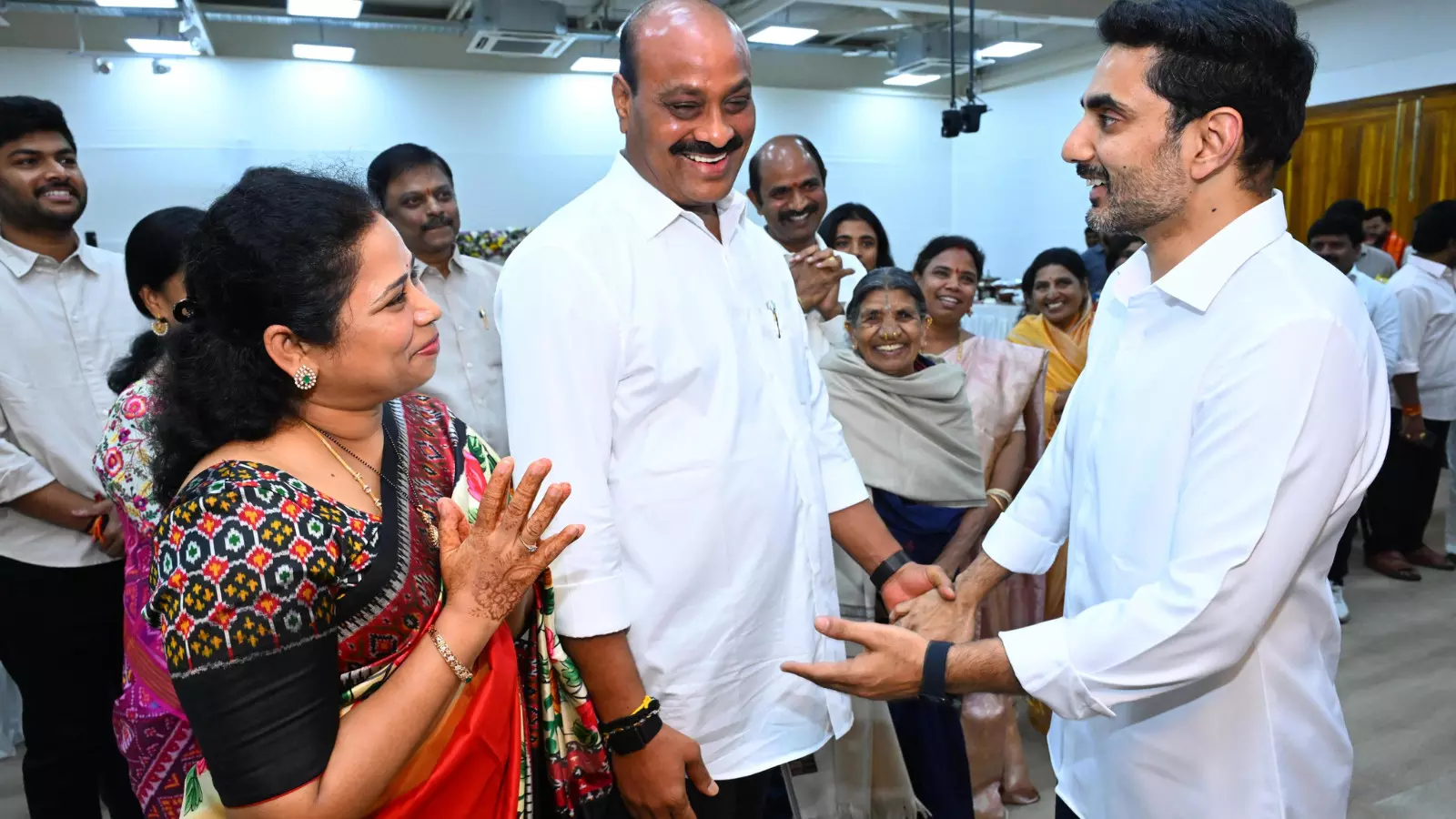 intimate gathering organized by minister nara lokesh will continue