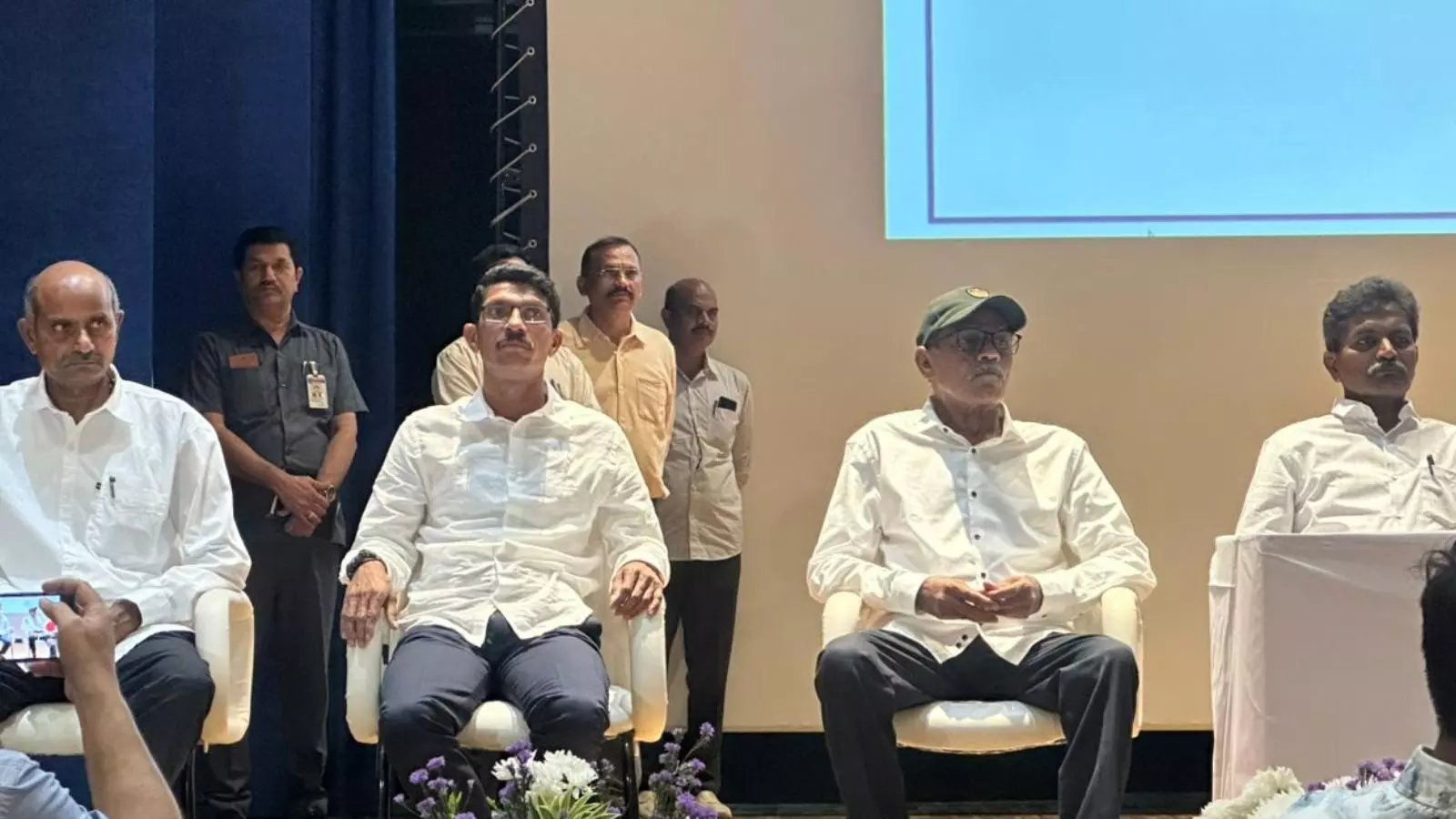 CPI (Maoist) senior leaders surrender before Telangana DGP in Hyderabad CPI (Maoist) senior leaders surrender before Telangana DGP in Hyderabad