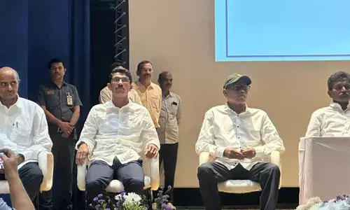 CPI (Maoist) senior leaders surrender before Telangana DGP in Hyderabad CPI (Maoist) senior leaders surrender before Telangana DGP in Hyderabad