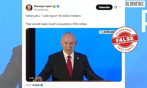 ഫാക്ട് ചെക്ക്: ഒരു കോടി ഇന്ത്യക്കാരെ ക്ഷണിച്ച് നെതന്യാഹു? പ്രചാരണം വ്യാജം