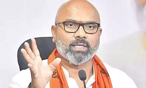 nizamabad  mp dharmapuri arvind responded to the seizure of purchases made through eenaam 2.0 in market yard