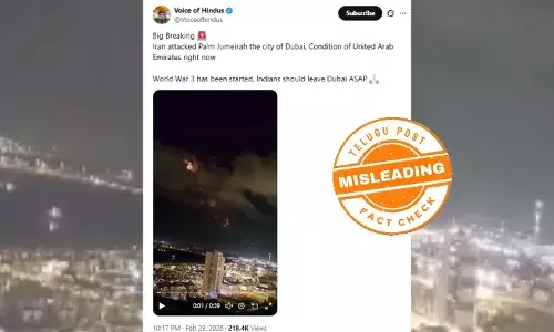 Fact Check: Viral video claiming Iran attacked Palm Jumeirah in Dubai is from 2024