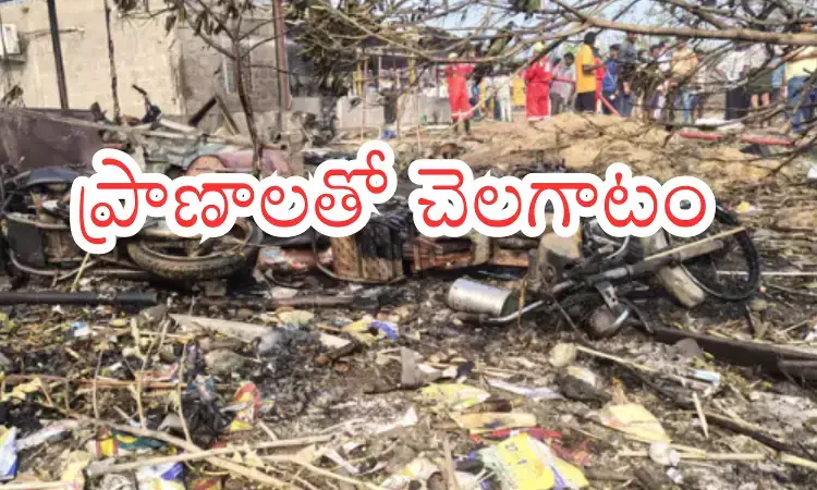 Andhra Pradesh : బాణసంచా తయారీ కేంద్రాలు... మృత్యు లోగిళ్లకు నిలయాలు
