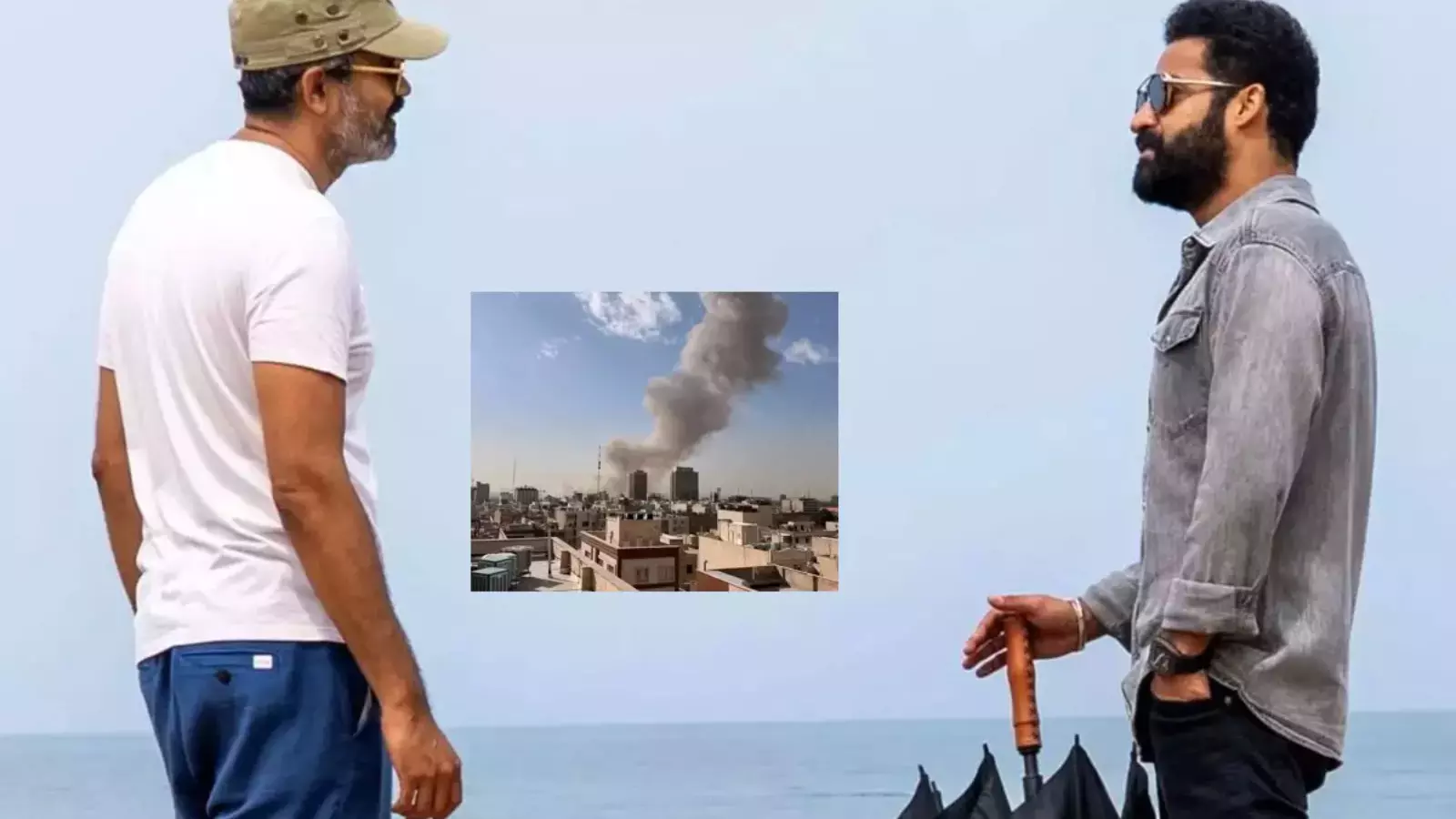 Junior ntrs Dragon film unit, which is shooting in jordan, has escaped a major accident