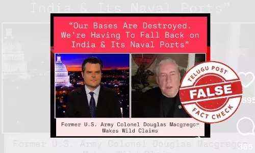 ଫ୍ୟାକ୍ଟ ଚେକ୍: ଇରାନ ଉପରେ ଆକ୍ରମଣ ପାଇଁ ଆମେରିକା ଭାରତର ନୌସେନା ଘାଟି ବ୍ୟବହାର କରୁଥିବା ଦାବିକୁ ଖଣ୍ଡନ କରିଛି ଭାରତ