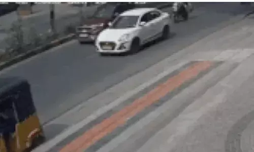 hit and run case comes to light in gandhi nagar, hyderabad