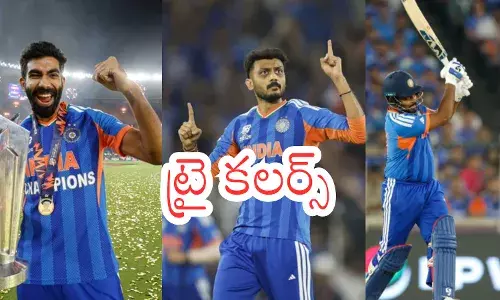 Sanju Samson celebrates after a big score in India’s T20 World Cup victory alongside key performers Bumrah and Axar Patel. Sanju Samson celebrates after a big score in India’s T20 World Cup victory alongside key performers Bumrah and Axar Patel.