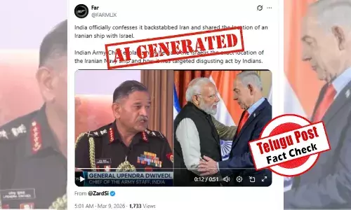 ഫാക്ട് ചെക്ക്: യുഎസ് തകർത്ത ഇറാൻ കപ്പലിൻ്റെ വിവരം കൈമാറിയെന്ന് ഇന്ത്യൻ സൈനിക മേധാവി? പ്രചാരണം വ്യാജം