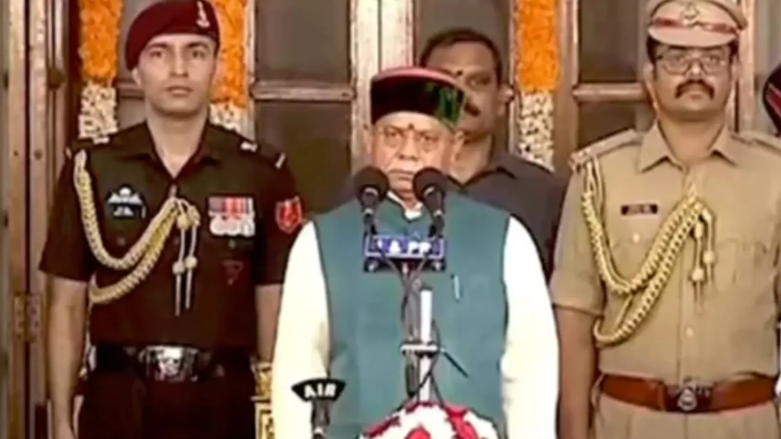 shiv pratap shukla sworn in as new governor of telangana