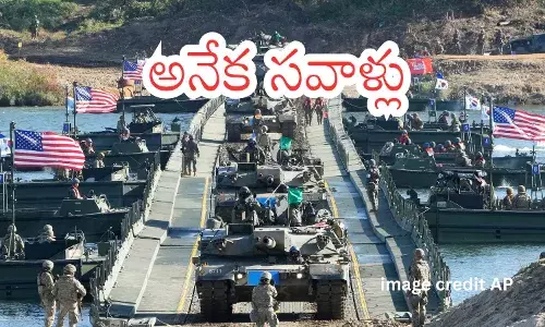 Map showing Middle East conflict and reactions from North Korea, South Korea, Japan and China