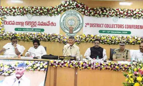 district collectors conference begins under the chairmanship of chandrababu