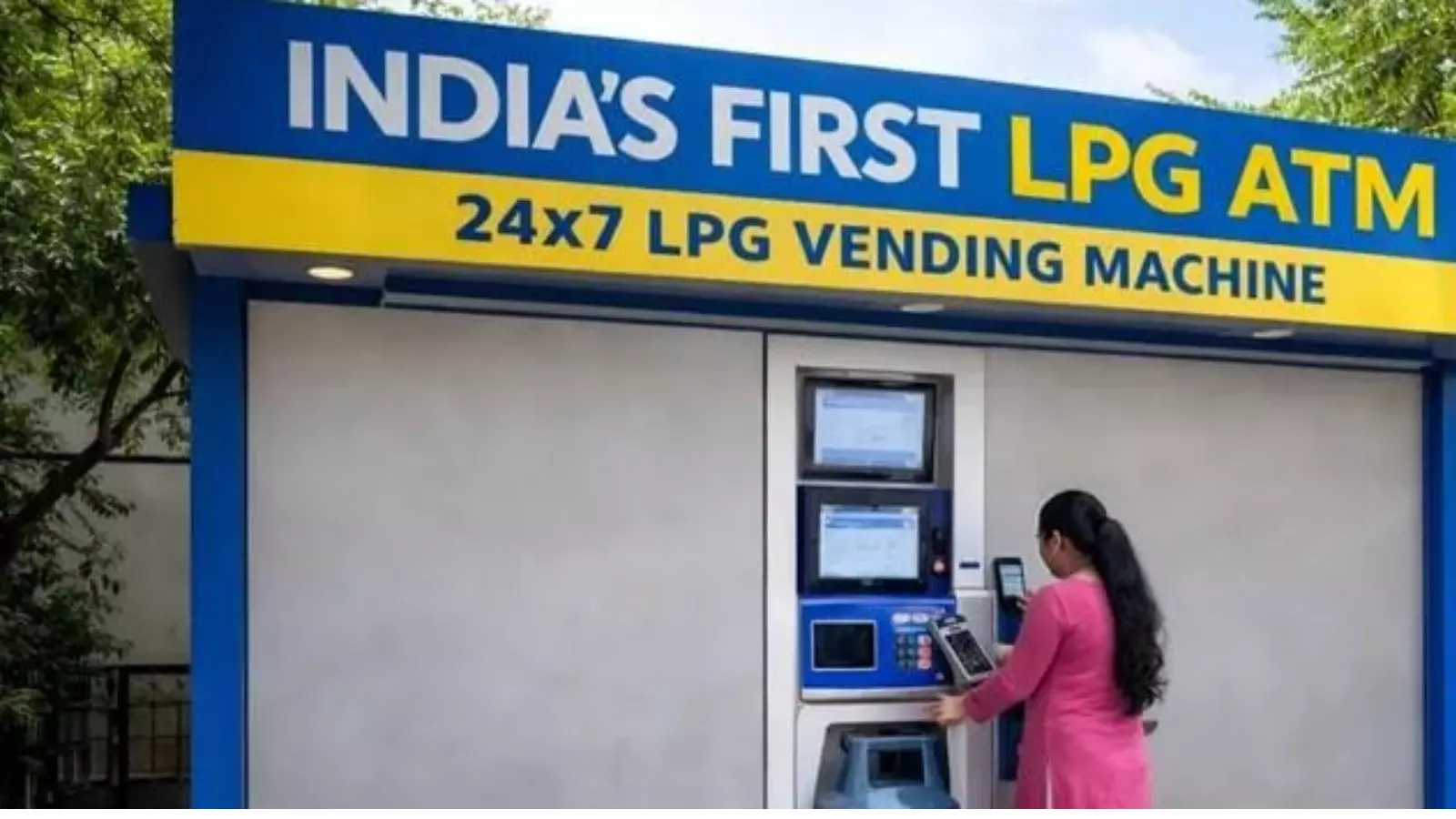 petroleum agencis launches LPG gas cylinder ATMs in india