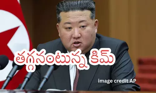 Kim Jong Un addressing North Korean parliament on nuclear policy
